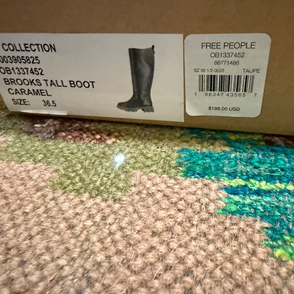 Free People Brooks Tall Boot in Taupe